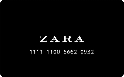 карточка лояльности Зара
