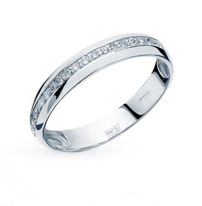Золотое обручальное кольцо с бриллиантами Линии любви Петрозаводск