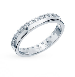 Золотое обручальное кольцо с бриллиантами Адамас Красноярск