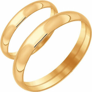 Золотое обручальное кольцо SOKOLOV 110187_s, Линии любви Чебоксары