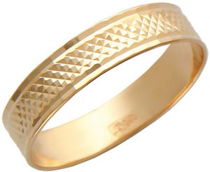 Золотое обручальное парное кольцо Эстет Пандора Балаково