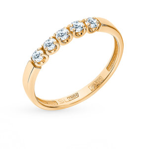 Золотое кольцо «Бриллианты Якутии» SUNLIGHT Адамас Новокузнецк