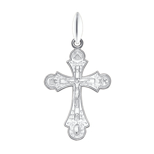 SOKOLOV Католический нательный крест 94120028 Кристалл Железногорск