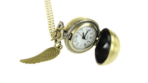Кулон золотой Снитч часы (бронзовый) Московский ювелирный завод Владикавказ