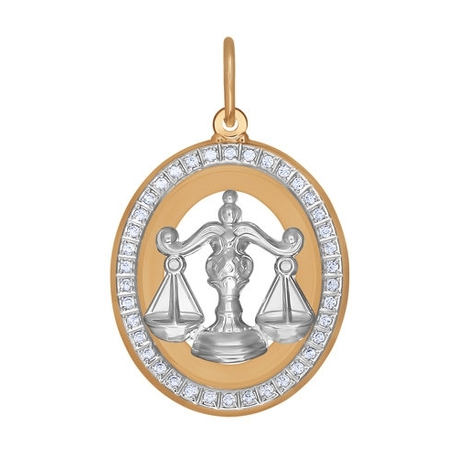SOKOLOV Подвеска «Знак зодиака Весы» 585 золотой Каменск-Шахтинский