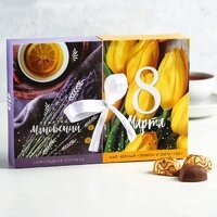 Подарочный набор «8 марта» чай Кораблик Рязань