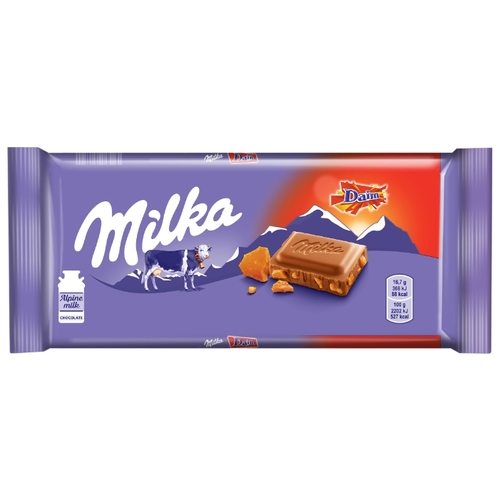 Шоколад Milka Daim молочный с Глобус Балашиха