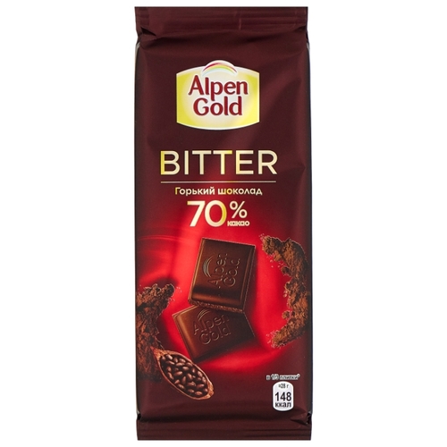 Шоколад Alpen Gold Bitter горький Перекресток Москва