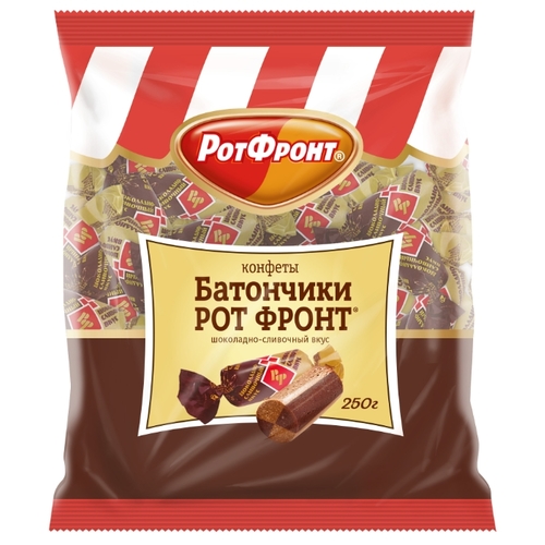 Конфеты Рот Фронт Батончики шоколадно-сливочный Ароматный мир Жуковский