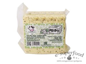 Тофу с чесноком и зеленью Виктория Мамоново
