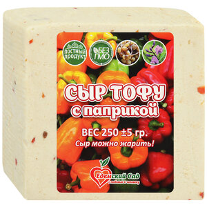 Сыр тофу с паприкой 250 Пятерочка Давыдово