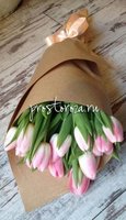 25 розовых тюльпанов ориджинал (S2211) Гипермолл Витебск