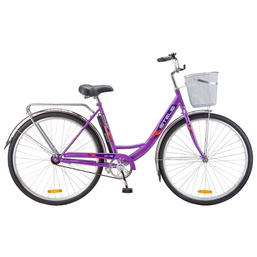 Городской велосипед STELS Navigator 345 28 Z010 с корзиной (2018) 908507