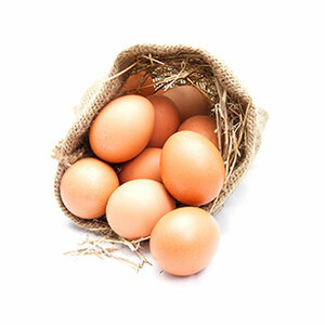 Яйцо куриное фермерское коричневое 10 Красное и Белое Екатеринбург