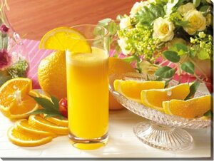Картина на холсте Завтрак. Апельсиновый сок, 188x141, Апельсины, Кухня (еда, напитки), Цветная 902917