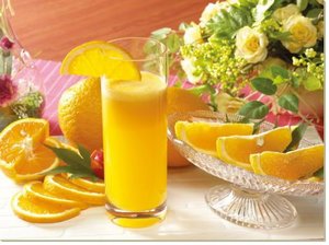 Постер Завтрак. Апельсиновый сок, 27x20, Дикси 