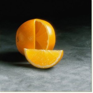 Постер Апельсин, 100x100, Апельсины, Кухня