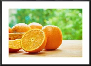Картина в раме Апельсины, 30x20, Апельсины, Кухня (еда, напитки), Цветная 903013
