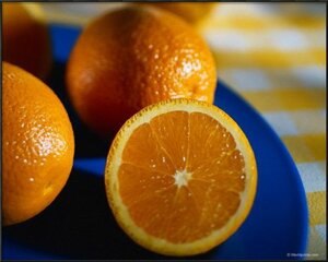Картина в раме Апельсины, 108x86, Глобус 