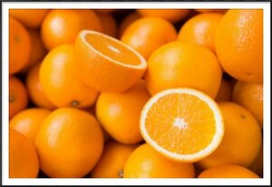 Картина в раме Апельсины, 108x72, Азбука вкуса 