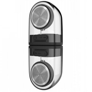Беспроводная портативная Bluetooth колонка Колонка Devia Crystal Series TWS Speaker With Silicon Case