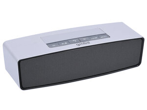 Портативная колонка Gmini GM-BTS-M21 Silver Беспроводная акустика / 2 x 3 Вт / Bluetooth 3.0 EDR / microSD / FM-радио