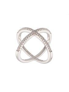 Nialaya Jewelry кольцо с перекрещенным дизайном 905659
