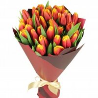 Букет огненных тюльпанов 907898 Леонардо Армавир