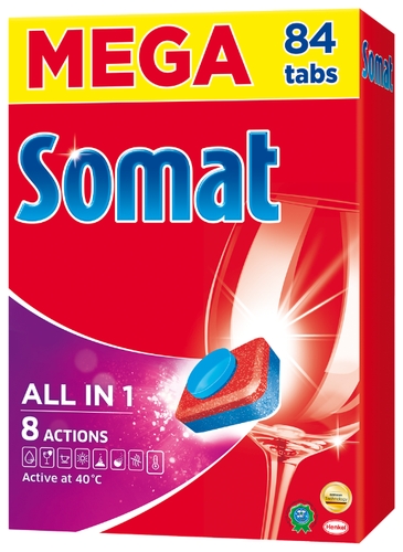 Somat All in 1 таблетки для посудомоечной машины 908041