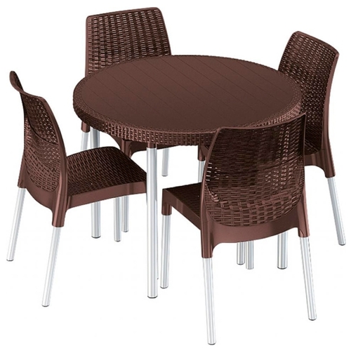 Комплект мебели KETER Jersey Set (стол, 4 кресла) 911593