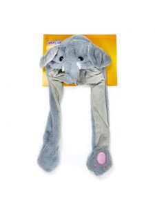 Хлоп-Ушки шапка детская Слон 1Toy