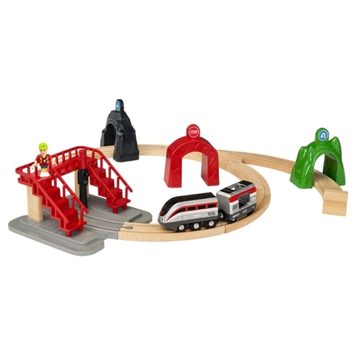 Brio Стартовый набор с поездом и управляющими тоннелями, серия Smart Tech 33873 913123
