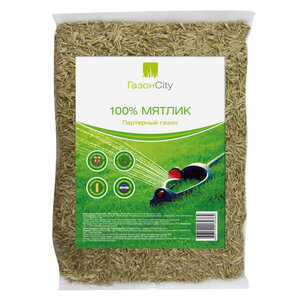 семена газонной травы Мятлик 100% 0,3кг