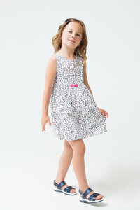 Платье для девочки OPTOP, К 5520, цвет - белый 967119
