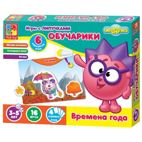 Настольная игра Vladi Toys Обучарики Времена года VT2307-03