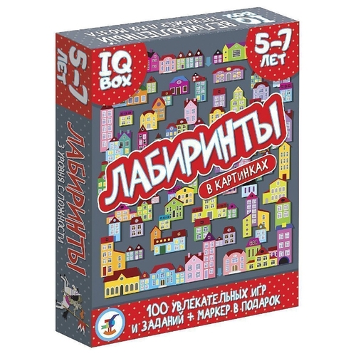 Настольная игра Дрофа-Медиа IQ Box. Лабиринты. 5-7 лет
