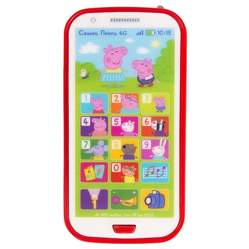 Интерактивная развивающая игрушка РОСМЭН Игрушечный телефон Свинка Пеппа 919303