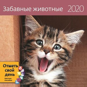Календарь настенный перекидной на 2020 год Забавные животные (290x290 мм) 920789