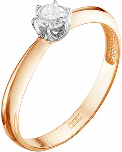 Золотое помолвочное кольцо Vesna jewelry Соколов 