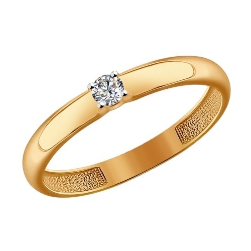 SOKOLOV Помолвочное кольцо из золота Соколов 