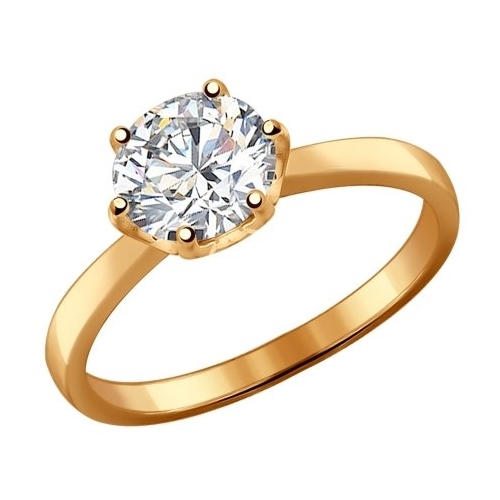 SOKOLOV Помолвочное кольцо из золочёного 585 золотой 