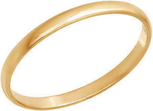 Золотое обручальное парное кольцо SOKOLOV 110032_s, размер 19,5 мм