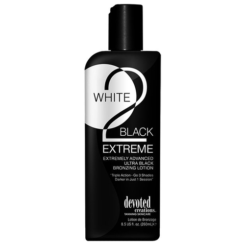 Лосьон для загара в солярии Devoted Creations White 2 Black Extreme 925755