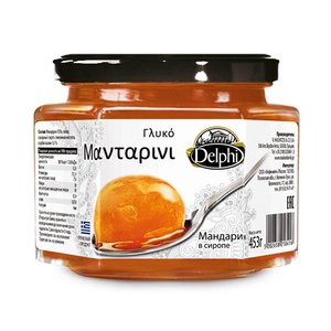 Delphi мандарин в сиропе 453г стекло 930751