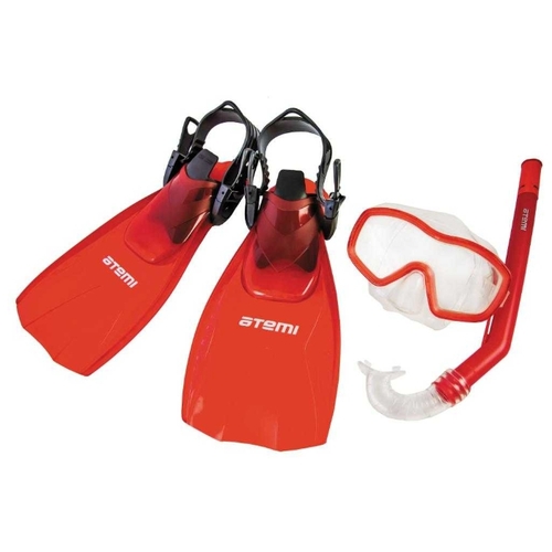 Набор для плавания с ластами ATEMI 24200 размер 28-31 931025