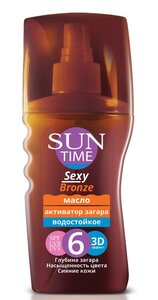 Эколла/Биокон Плюс НПО Масло для загара Sexy Bronze актив spf 6 Sun time, 150 мл