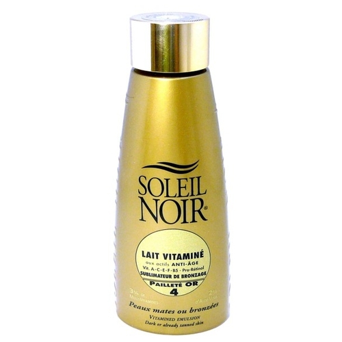 SOLEIL NOIR Vitaminee антивозрастное молочко для загара SPF 4