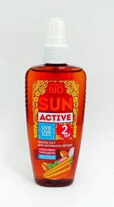 Масло для загара Хангуанг Роуд Sun Active Масло 2в1 для активного загара SPF 2 120 мл