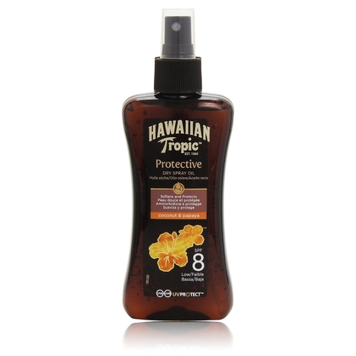 Hawaiian Tropic Сухое масло для загара SPF 8