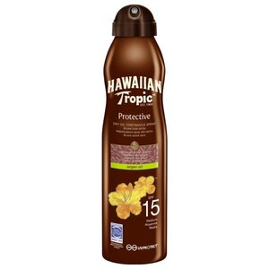 Масло для тела Сухое масло для загара Hawaiian Tropic Protective Argan Oil Spray SPF 15 177 мл 931371
